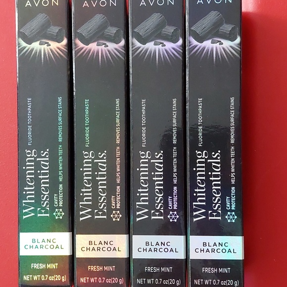 BUNDLE! Avon Charcoal Whitening Essentials; Fresh Mint flavor 0.7fl.oz FREE GIFT - Picture 7 of 13